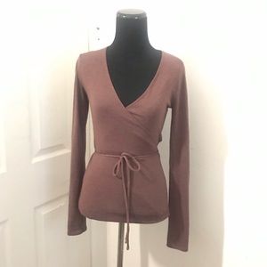 Pink Wilfred Free Ballet Wrap Cardigan